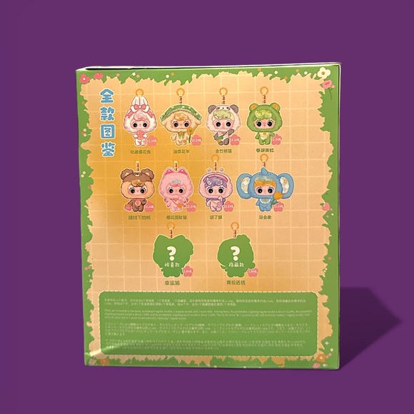 Baby Three X OO Baby Spring Flower Glitter Hair Fortune Plush Pendant Bunny - Picture 14 of 17